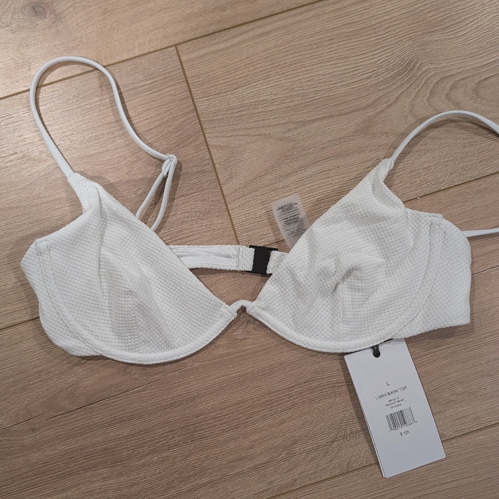 Onia White Top Swimsuit Large